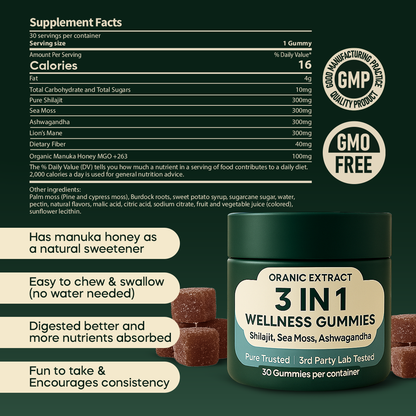 ORANIC EXTRACT™️ 3-in-1 Wellness Gummies